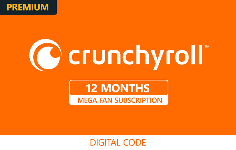 Crunchyroll Premium Mega Fan 12 Month-Subscription