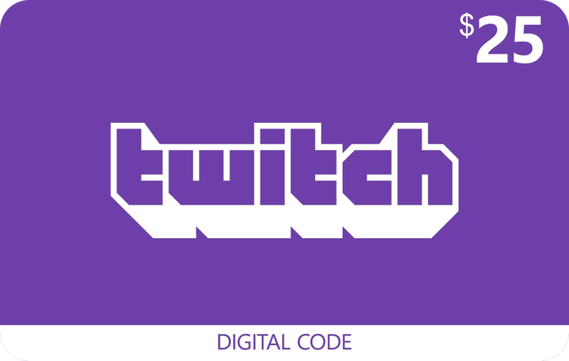 Twitch Gift Card 25 USD