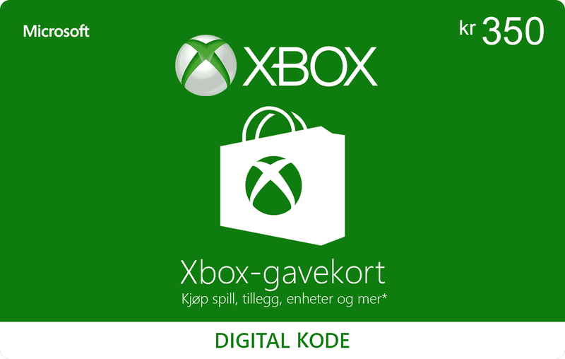Xbox Gift Card 350 NOK