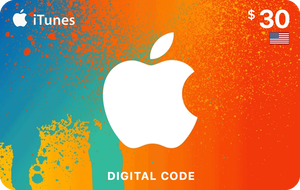 iTunes Gift Card 30 USD USA