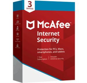 McAfee Internet Security (1 Year  3 Devices)
