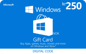 Microsoft Gift Card 250kr NOK