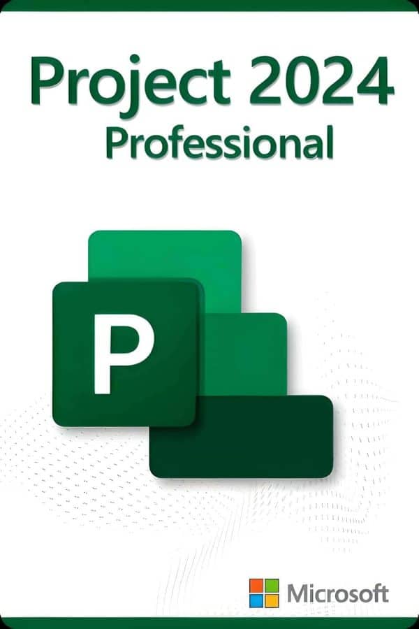 Microsoft Project 2024 Professional Lisens for 3 PC-er
